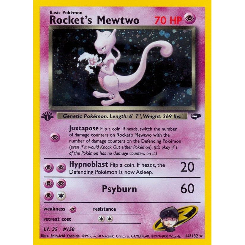 Rocket's Mewtwo (014/132) (G2)