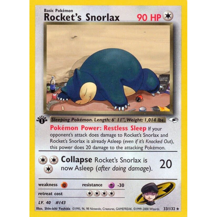Rocket's Snorlax (033/132) (G1)