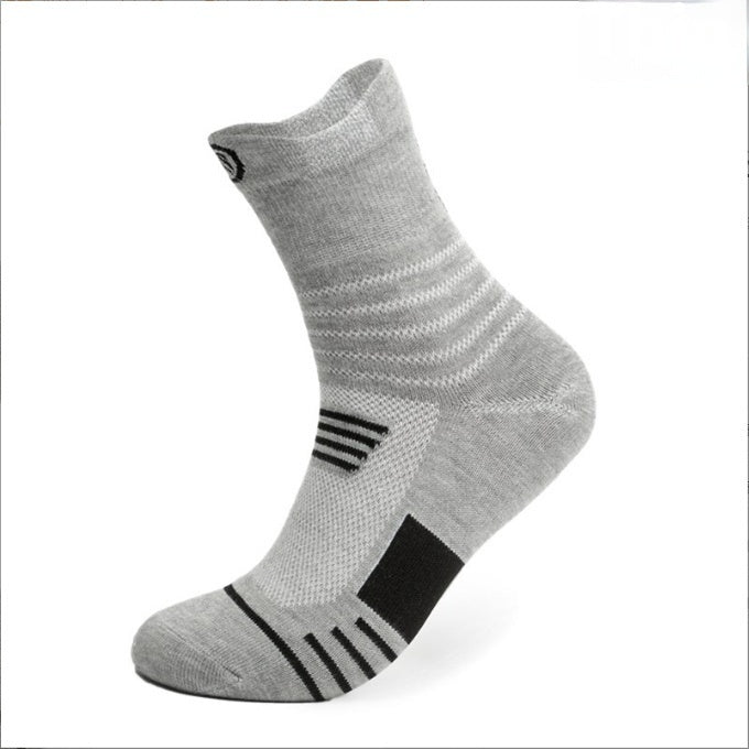 Cotton Blend Ankle Socks – Black, White & Gray | Short & Middle Tube