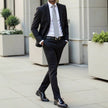 Men's Professional Business Suit Set – Black, Slim Fit, S–2XL (Canada & USA)