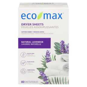 Eco-Max - Dryer Sheets Lavender (80ct)