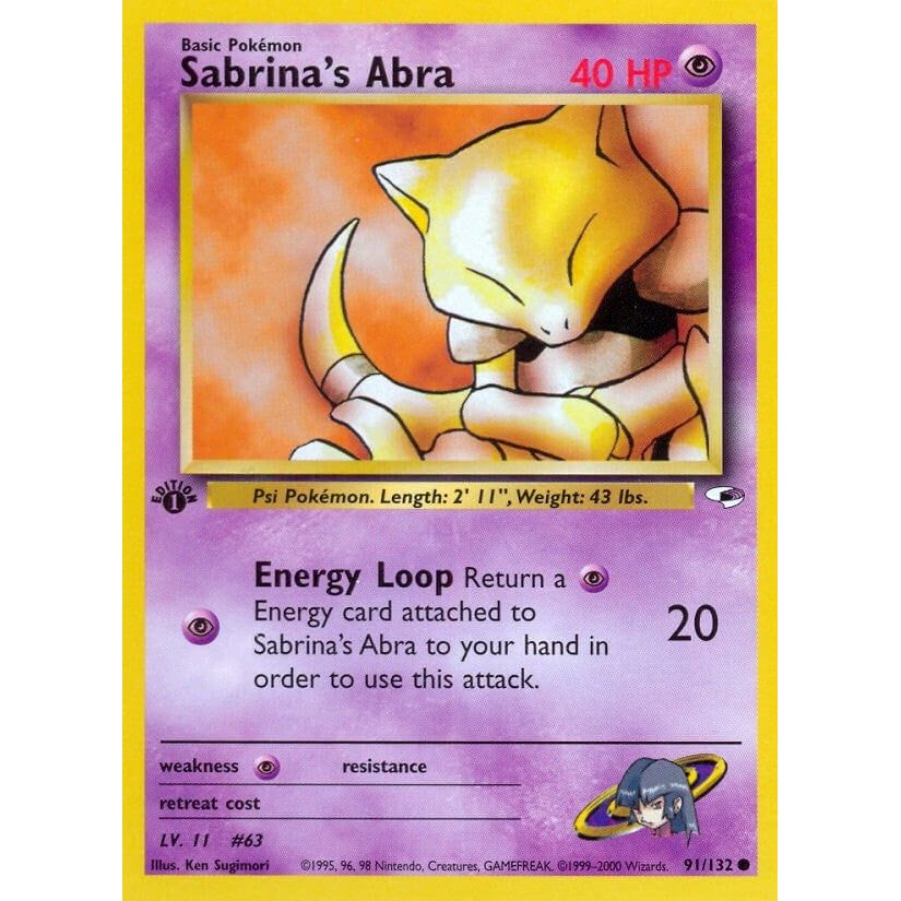 Sabrina's Abra (091/132) (G1)