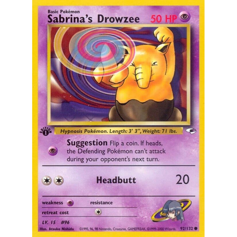 Sabrina's Drowzee (092/132) (G1)
