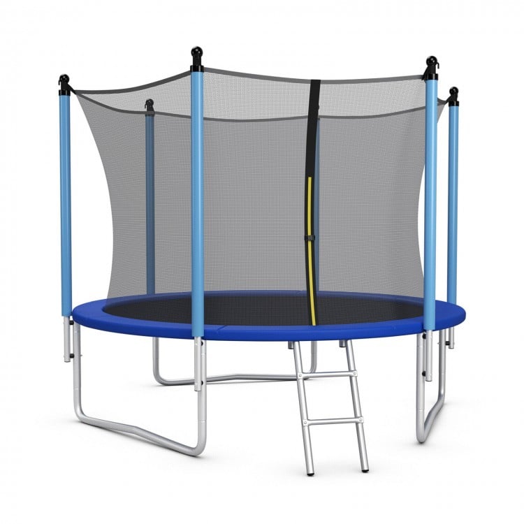 Outdoor Trampoline with Safety Closure Net