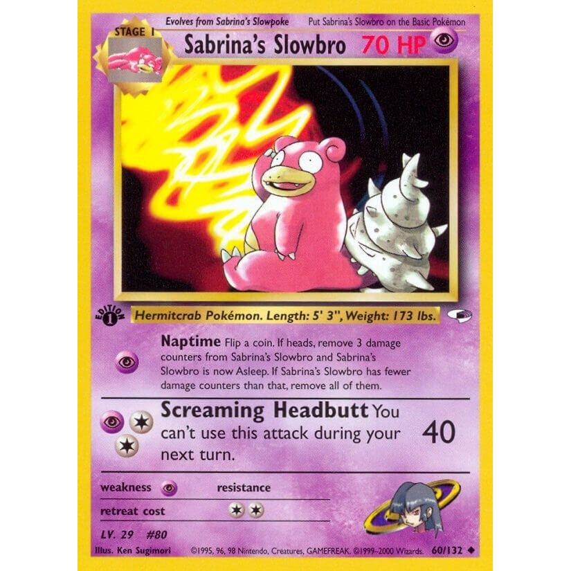 Sabrina's Slowbro (060/132) (G1)