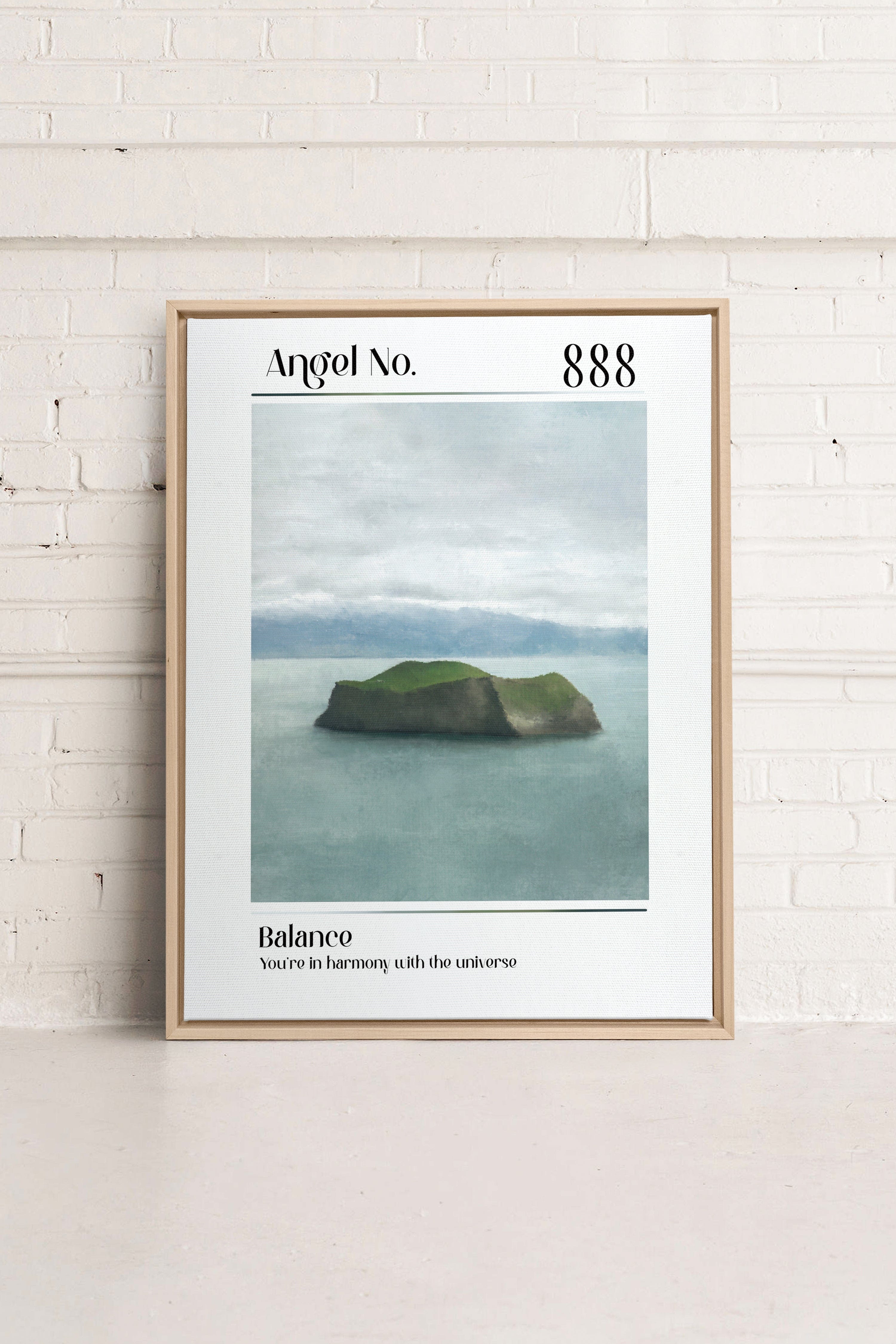 Balance, Oeuvre sur toile étirée