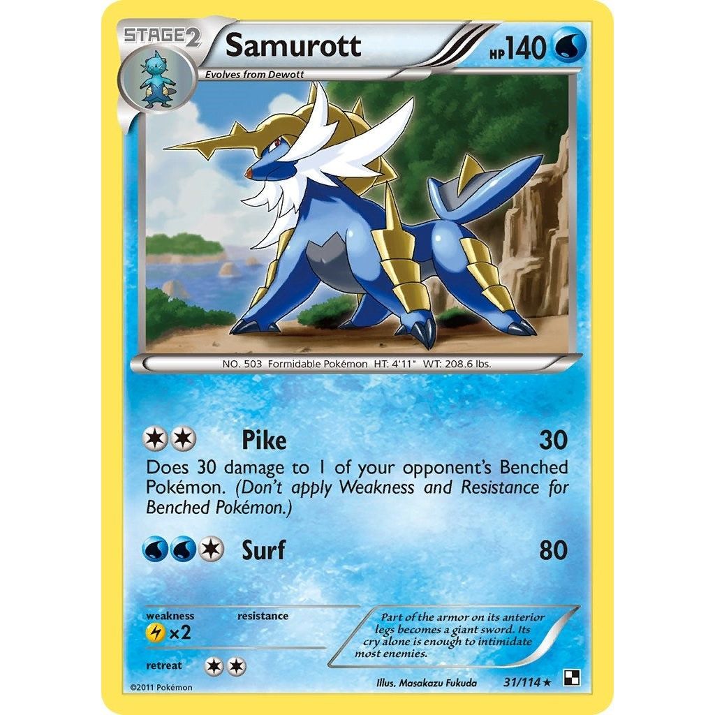 Samurott (31) (31/114) (BLW)