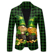 Men's Slim Fit Plaid Business Blazer – 14 Colors, S–3XL