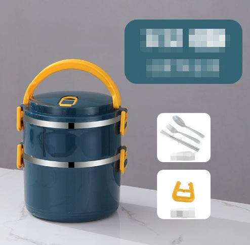Multilayer Thermal Stainless Steel Insulated Lunch Box for Adults