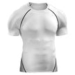 Quick Drying Men Short Sleeve Exercise Running Workout T-shirt Top