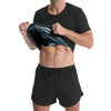 Plain Black Mens Yoga Tank top Short sleeve Workout shirts