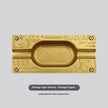 Metal Gold and Silver 2 slot Cigar Ashtray