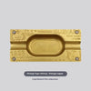 Metal Gold and Silver 2 slot Cigar Ashtray
