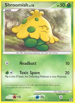 Shroomish/132 - Secret Wonders Reverse Holofoil