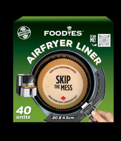 Foodies - Airfryer Liner 40 units (40un)