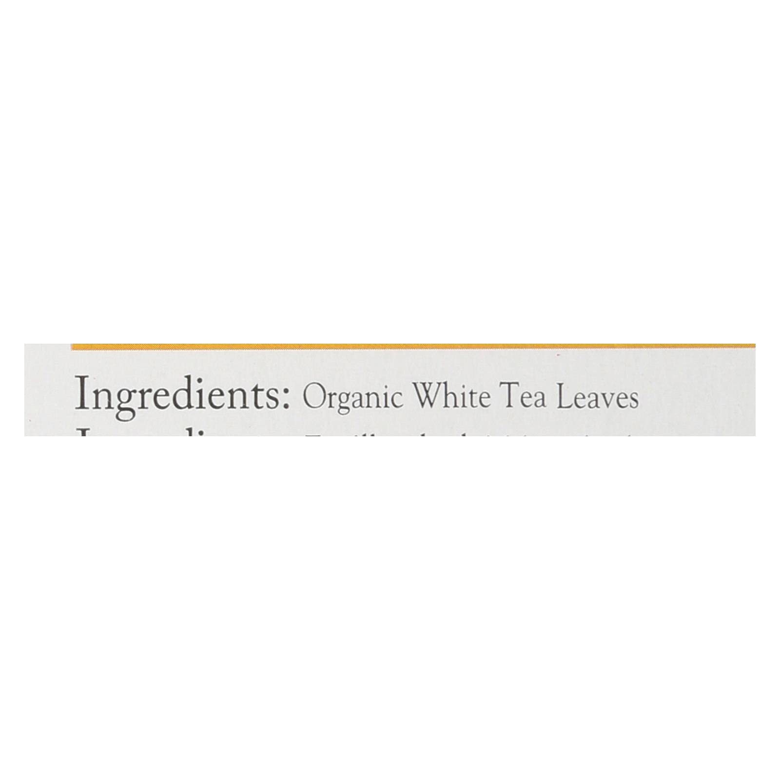 Uncle Lee's Tea - Legends Of China Organic White Tea (40bg)