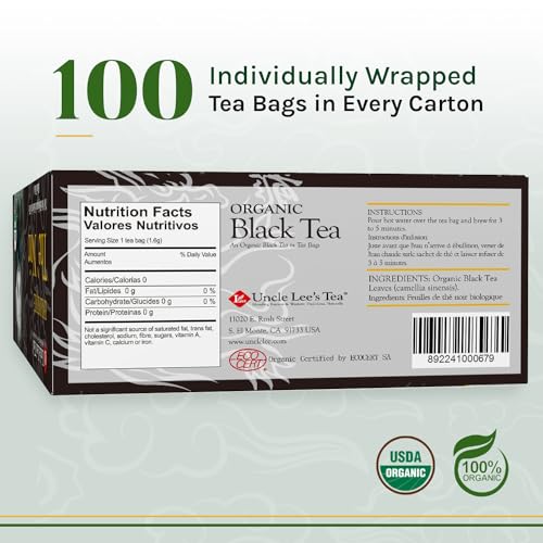Uncle Lee's Tea - Organic Black Tea (40bg)