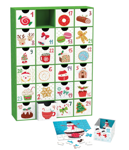 Eurographics - Calendrier de l'Avent 24 Mini (Puzzle de 50 pièces)