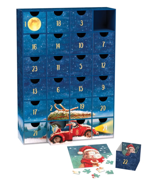 Eurographics - Christmas Animals - Advent Calendar (24 Jigsaw Puzzles)