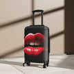 Carry-On Suitcase - Bold Red Lips Travel Luggage Cover