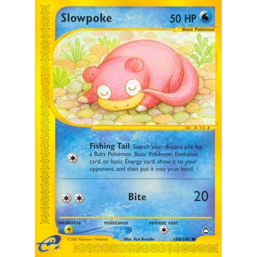 Slowpoke (108/147) (AQ)