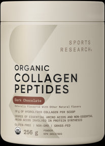 Sports Research - Organic Collagen Peptides Dark Choc (256g)