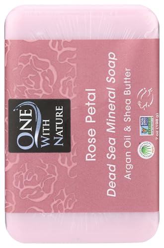 One With Nature - Rose Petal Bar Soap (200g)