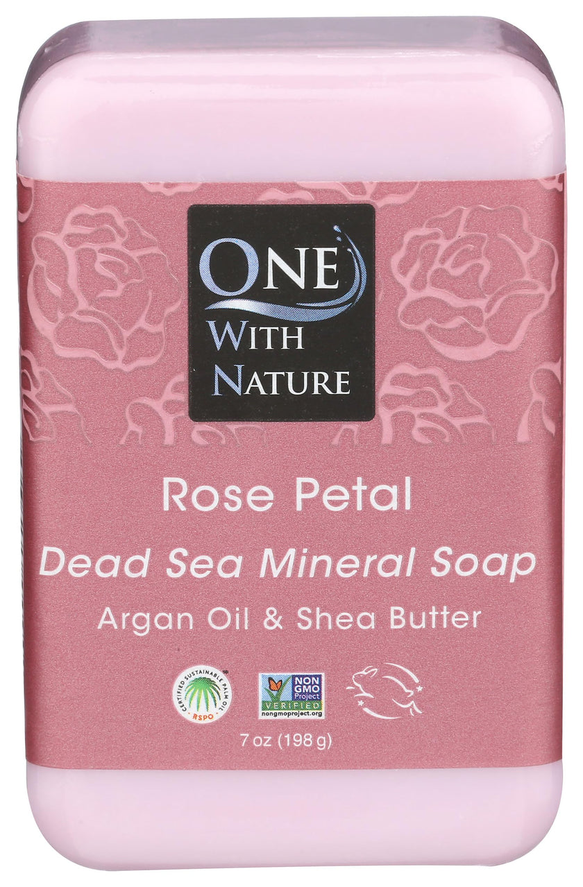 One With Nature - Rose Petal Bar Soap (200g)