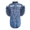 Denim Jacket Women Casual Sleeveless Lapel Style