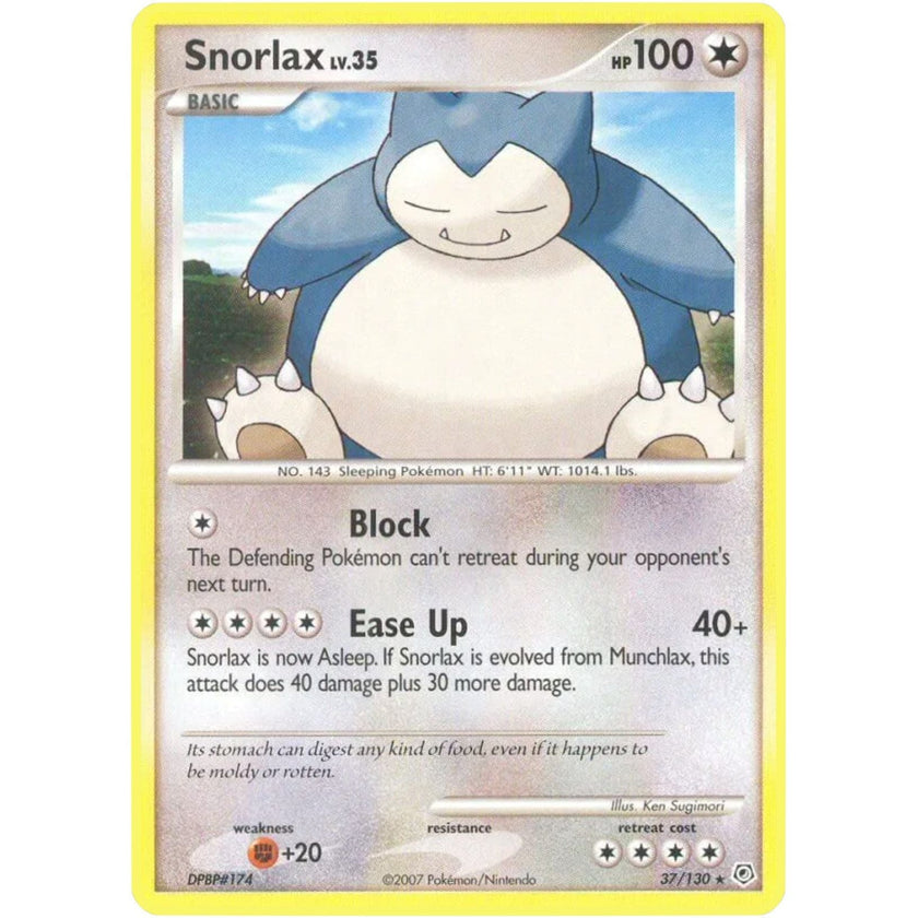Snorlax (37/130) (DP)