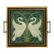 Twin Swans Decorative Tray