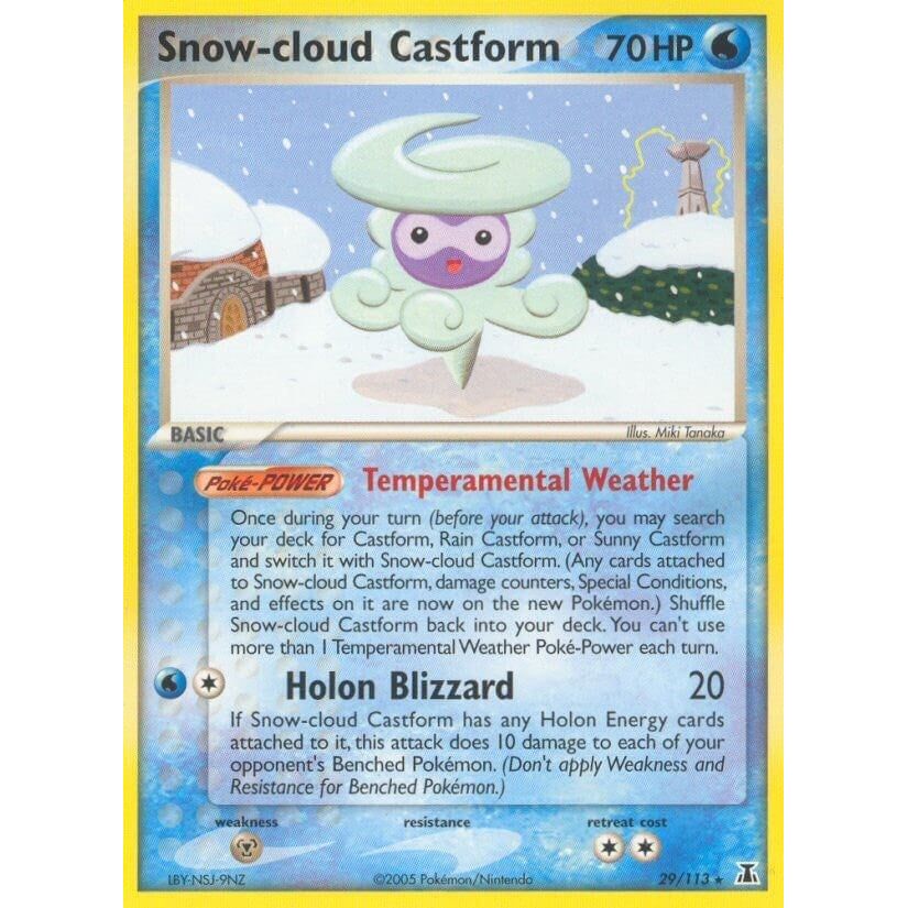 Snow-cloud Castform (29/113) (DS)