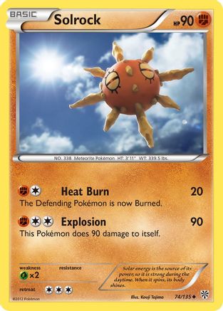 Solrock/135 - Plasma Storm Reverse Holofoil