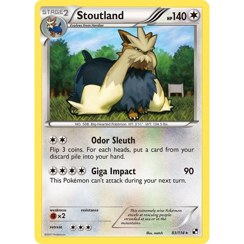Stoutland (83/114) (BLW)