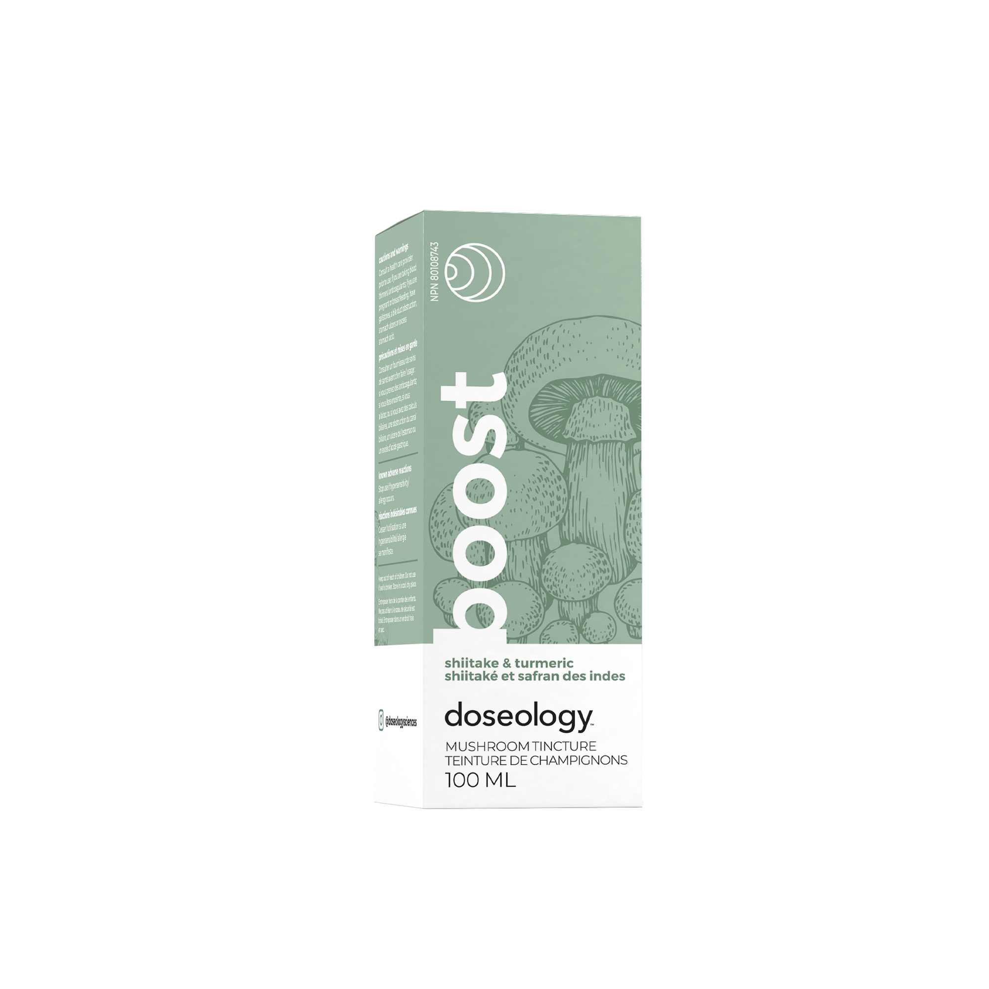 Doseology - Boost, Shiitake & Turmeric Tincture (100ml)