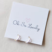 Sutton Enamel Huggie Hoops