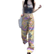 Real Shot American Retro High Street Graffiti XINGX Rendering Baggy Jeans Pant For Women