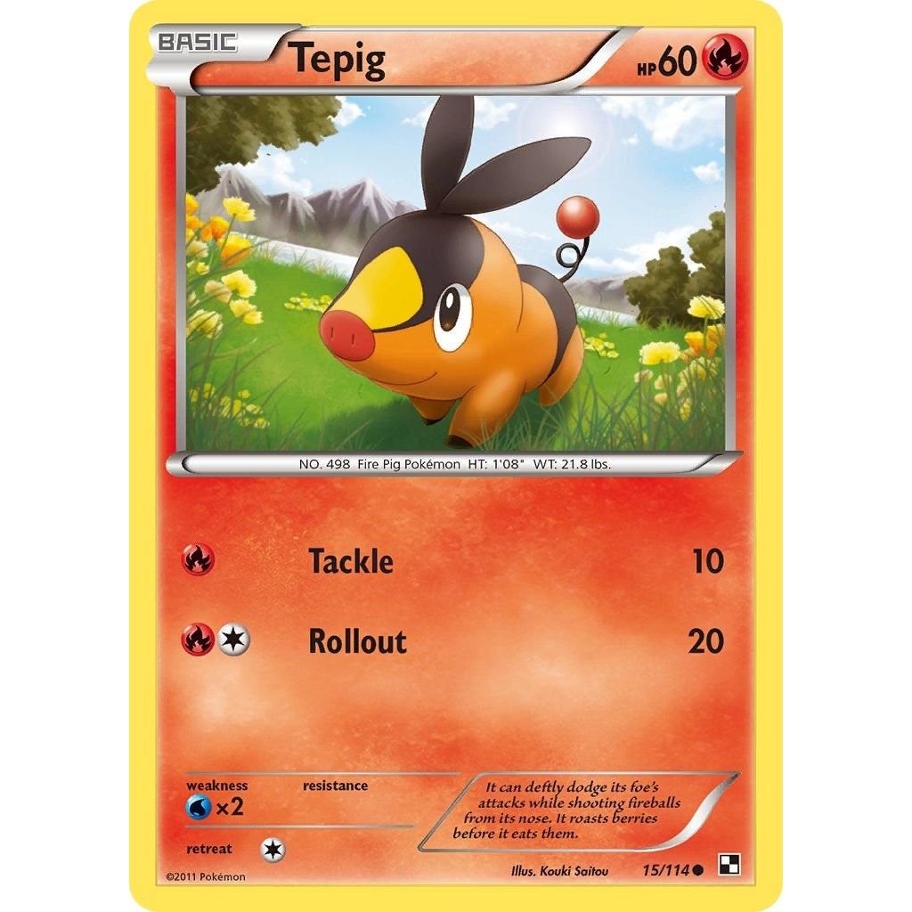 Tepig (15) (15/114) (BLW)