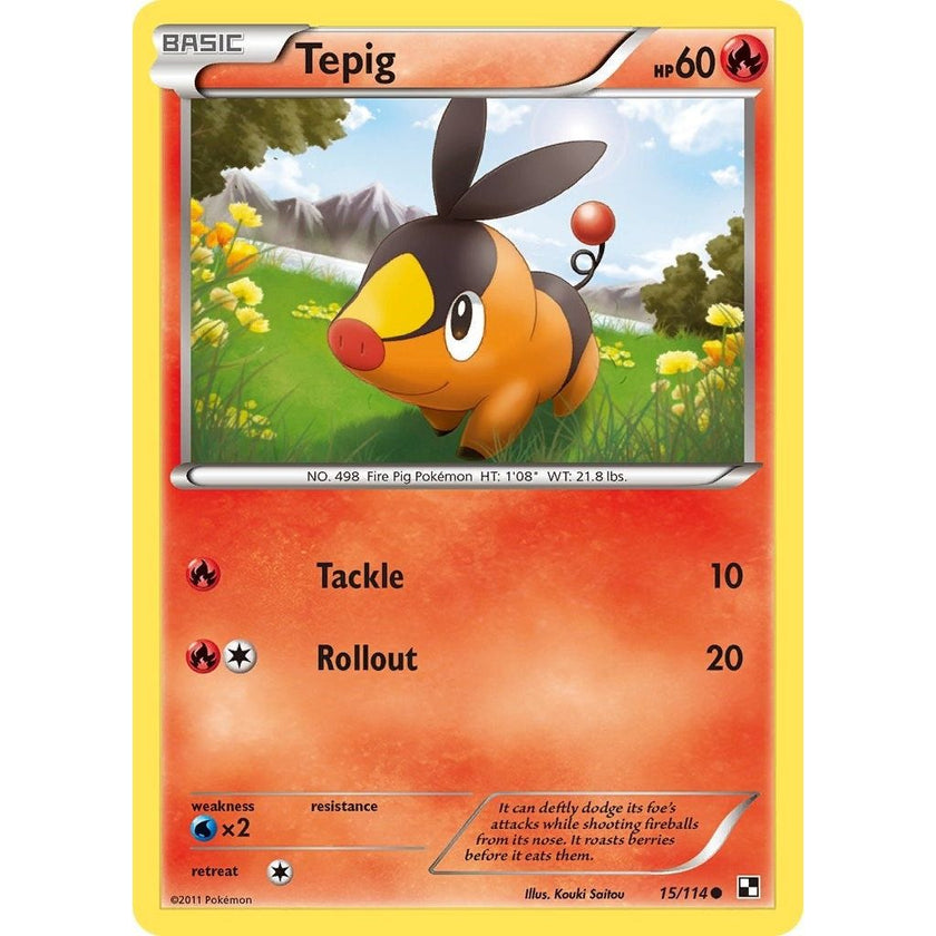 Tepig (15) (15/114) (BLW)