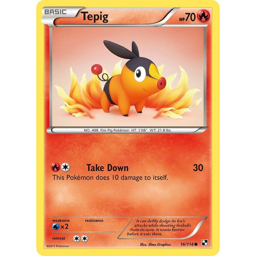 Tepig (16) (16/114) (BLW)