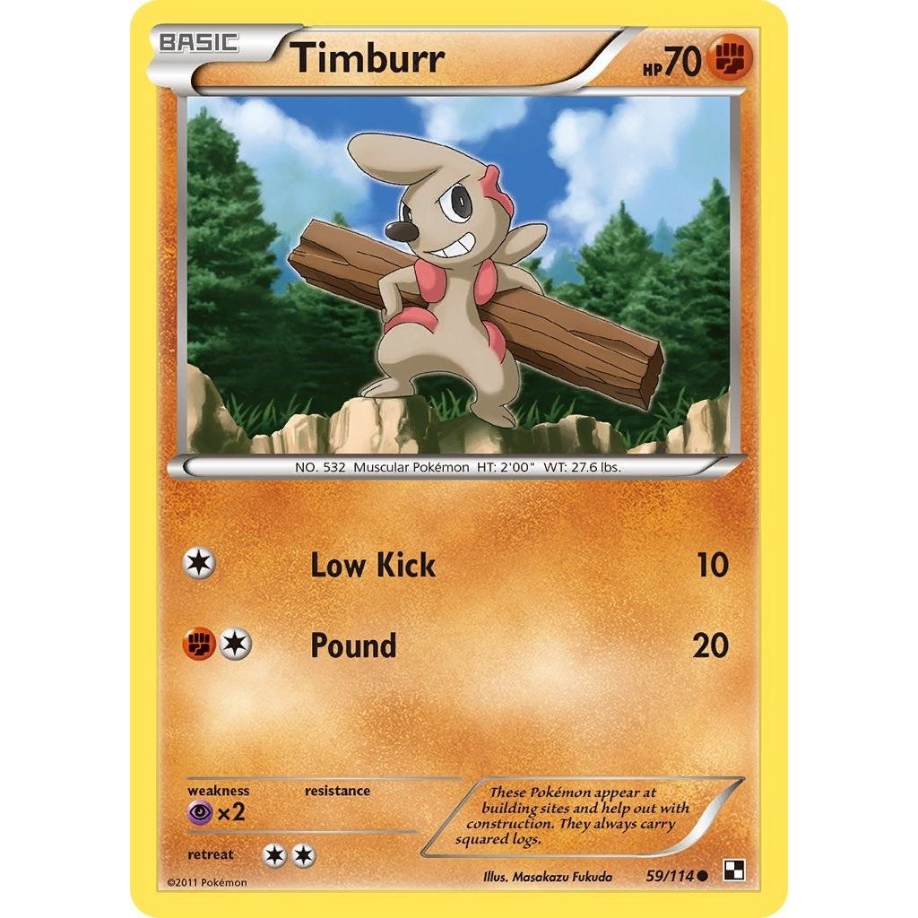 Timburr (59) (59/114) (BLW)