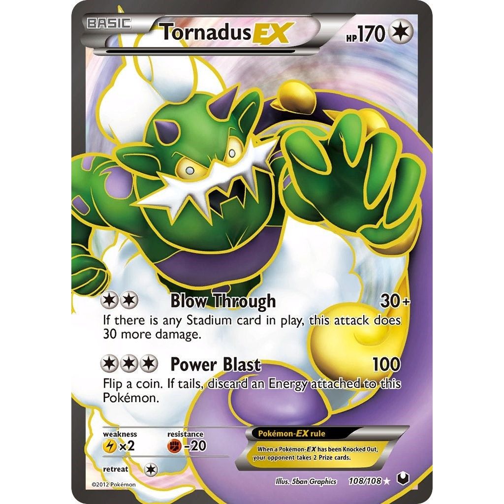 Tornadus EX (108 Full Art) (108/108) (DEX)
