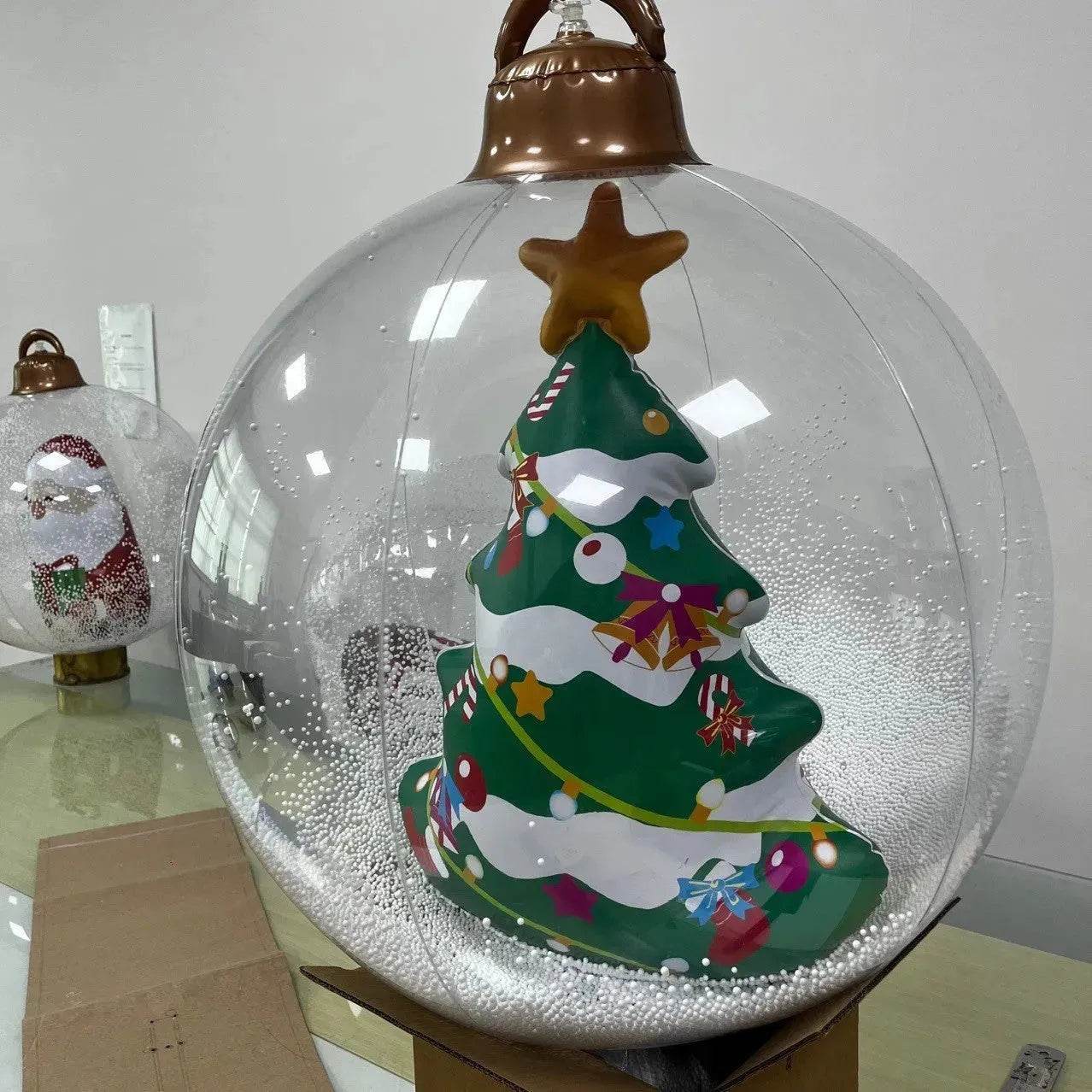 Inflatable Snowman Santa Claus Hanging Christmas Ball decoration