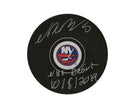 Noah Dobson Autographed New York Islanders Autograph Model Puck Inscribed 