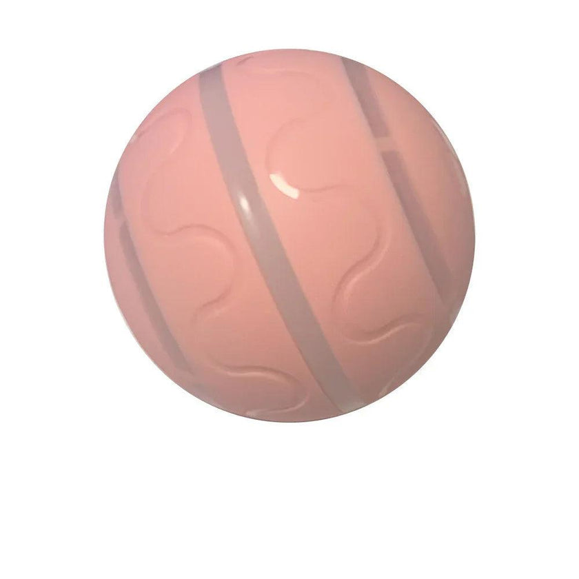Smart Self-Rotating Cat Ball Toy – USB Rechargeable, LED Light, Remote Control Option | Yellow, Pink, Orange