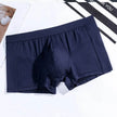 Men's Underwear Plain Cotton Boxer Short Breathable U Convex