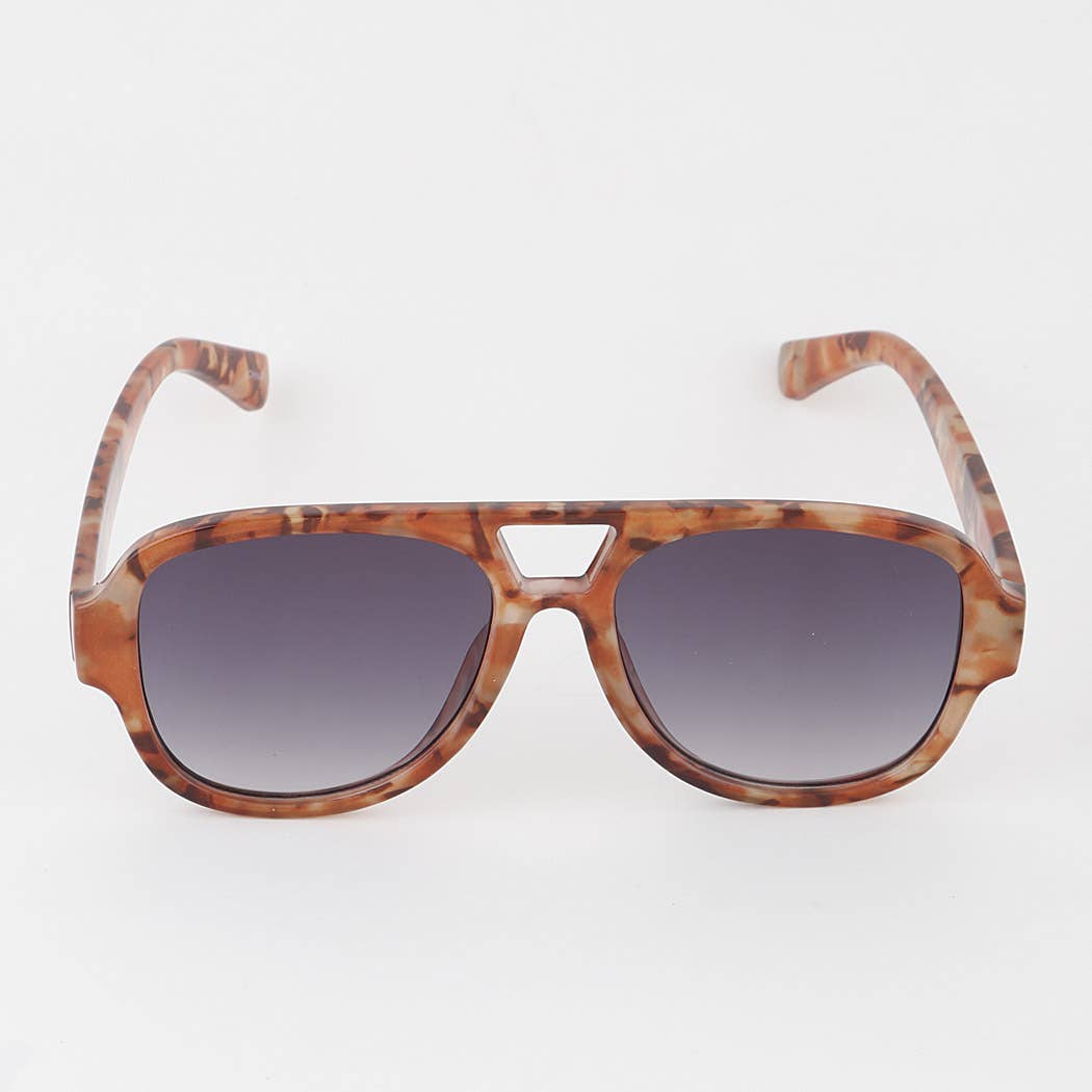 Classic Tinted Aviator Sunglasses