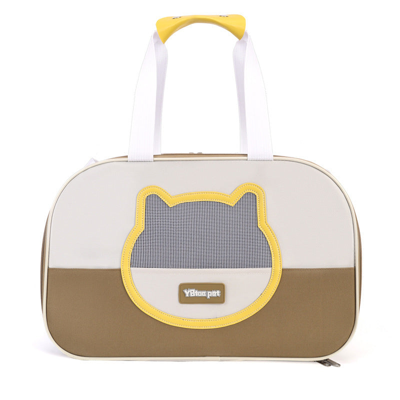 Foldable Breathable Cat Carrier Tote Bag – Oxford Cloth, Large Capacity, 8 Colours