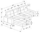 Sofa lit avec rangement de 90