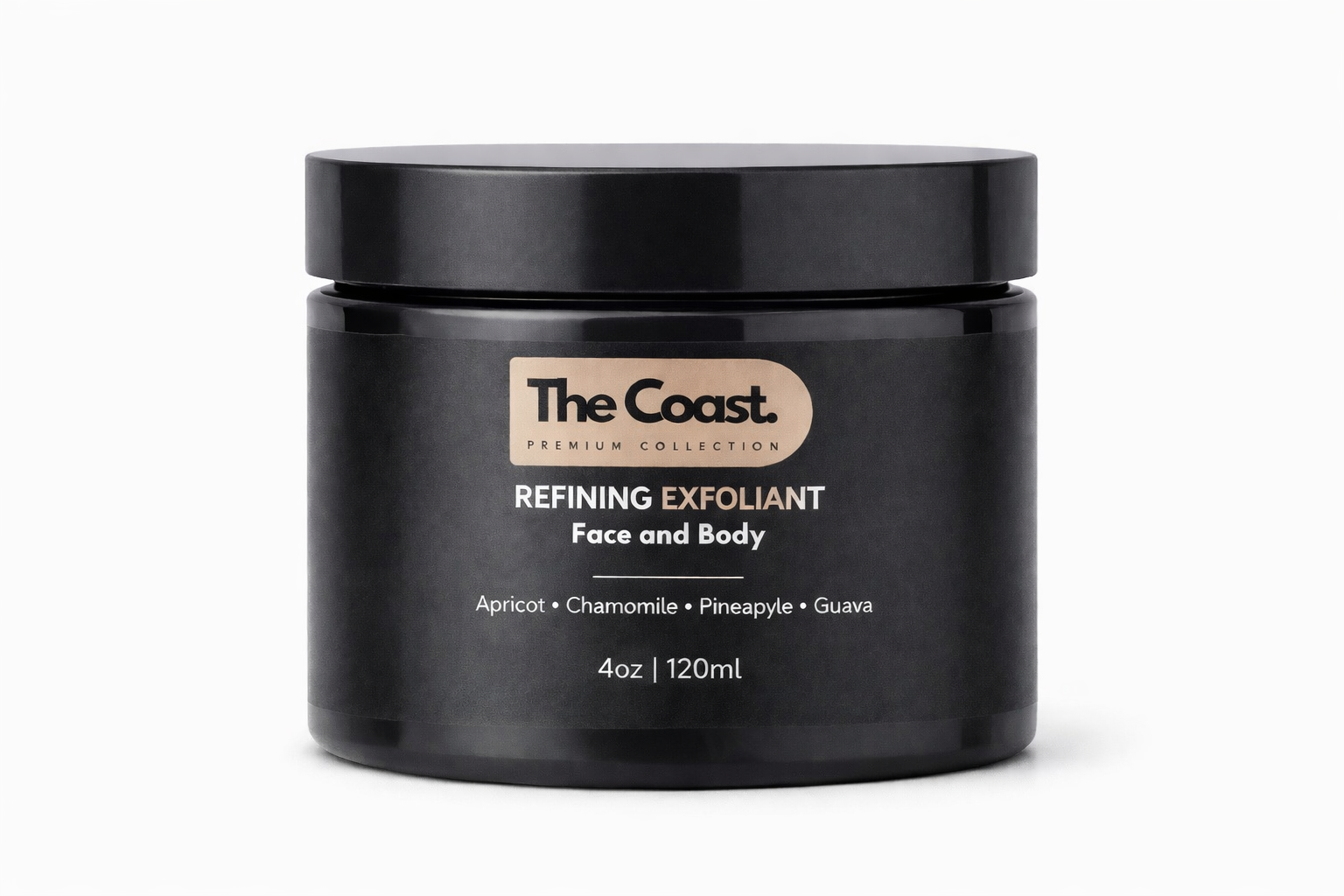 The Coast Refining Exfoliant Face and Body Scrub 4oz